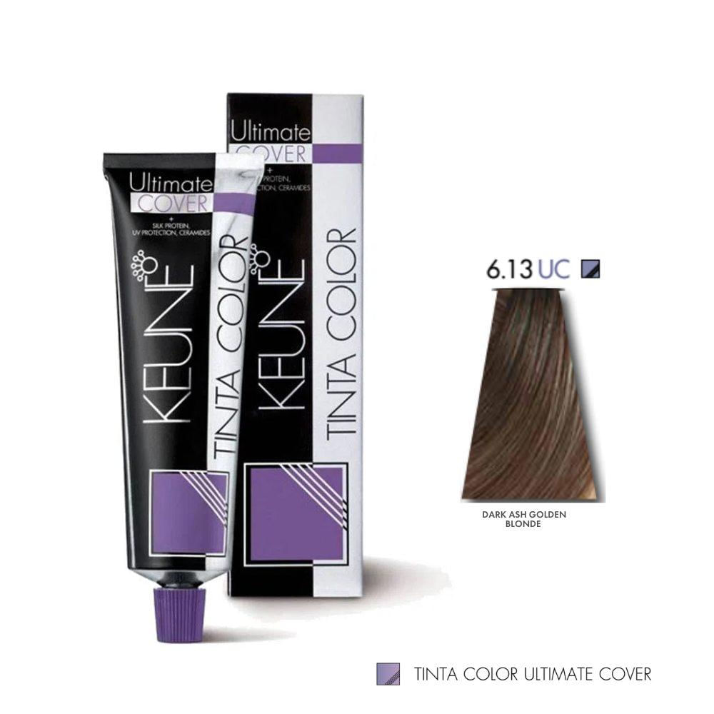 Tinta Color Keune 6.13 UC Dark Ash Golden Blonde 60ml