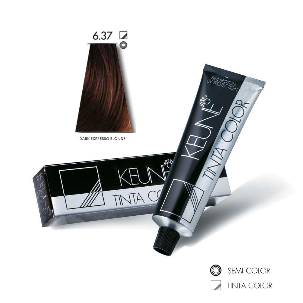 Tinta Color Keune 6.37 Dark Expresso Blonde 60ml