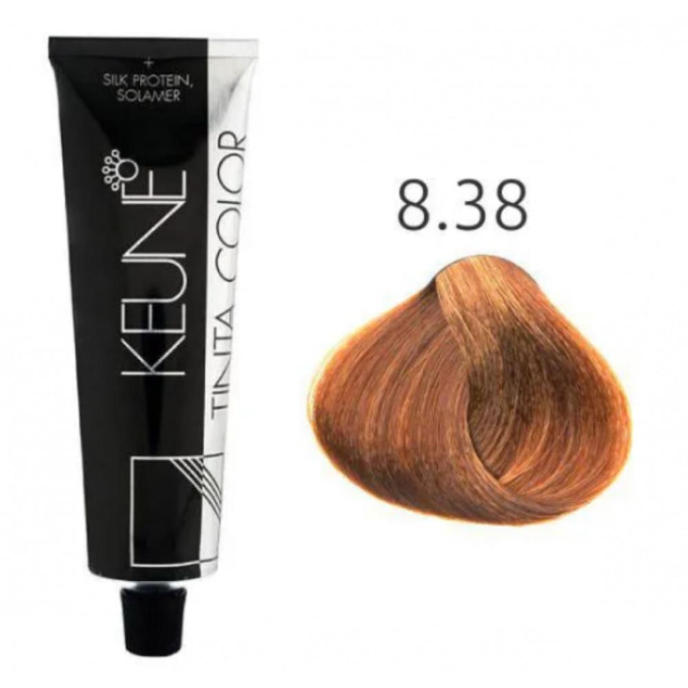 Tinta Color Keune 8.38 Hazelnut Light Blond 60ml