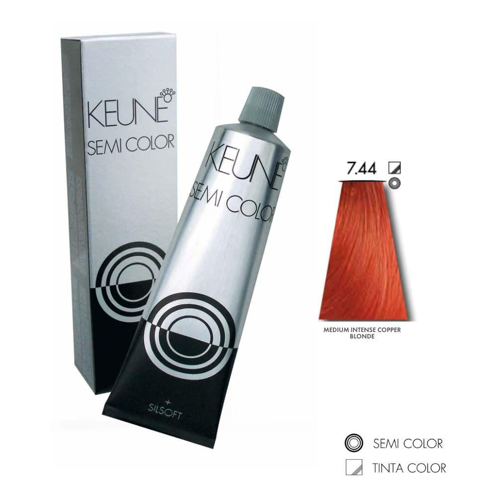 Tinta Semi Color Keune 7.44 Intense Copper Blonde 60ml