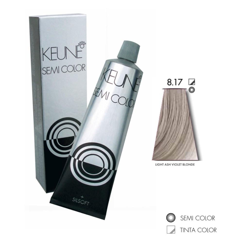 Tinta Semi Color Keune 8.17 Very Light ASH Violet 60ml