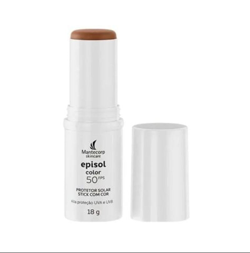 Episol Color Protetor Solar Stick Cor Médio FPS50 18g