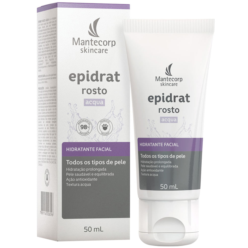 Hidratante Facial Mantecorp Skincare Epidrat Acqua