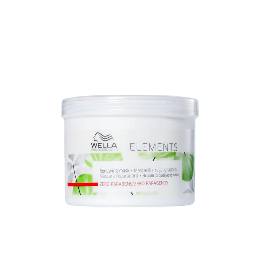 Máscara Wella Elements Renewing 500ml | Força e Brilho