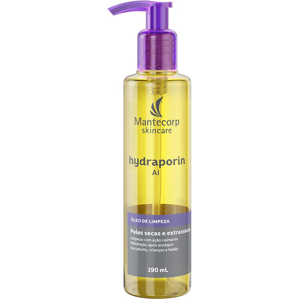 Óleo de Limpeza para Corpo e Rosto Mantecorp Skincare Hydraporin AI