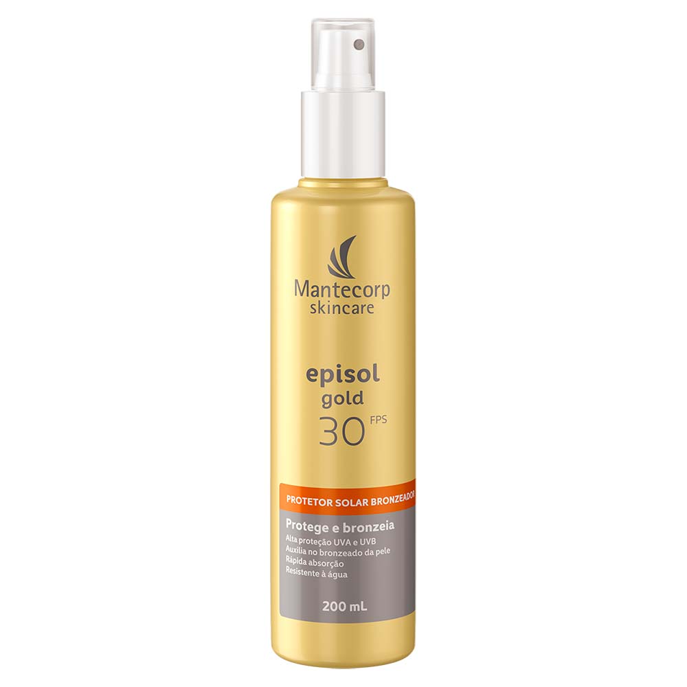Protetor Solar Corporal Bronzeador Mantecorp Skincare Episol Gold FPS30