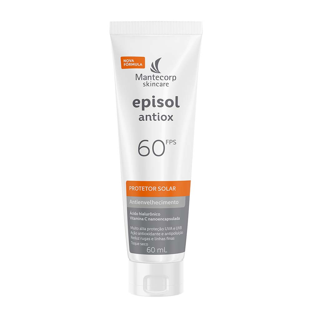 Protetor Solar Facial Mantecorp Skincare Episol Antiox FPS 60