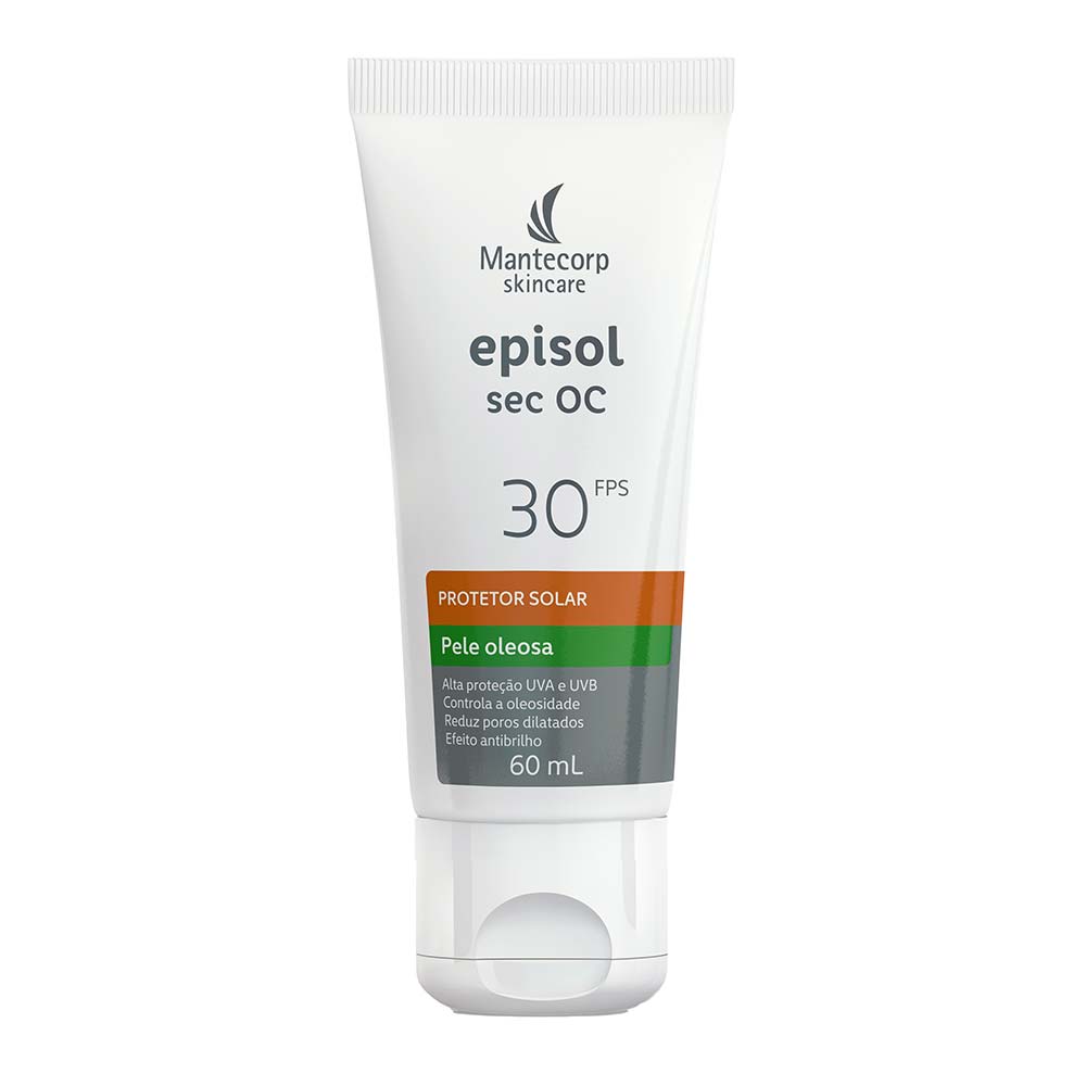 Protetor Solar Facial Mantecorp Skincare Episol SEC OC FPS 30