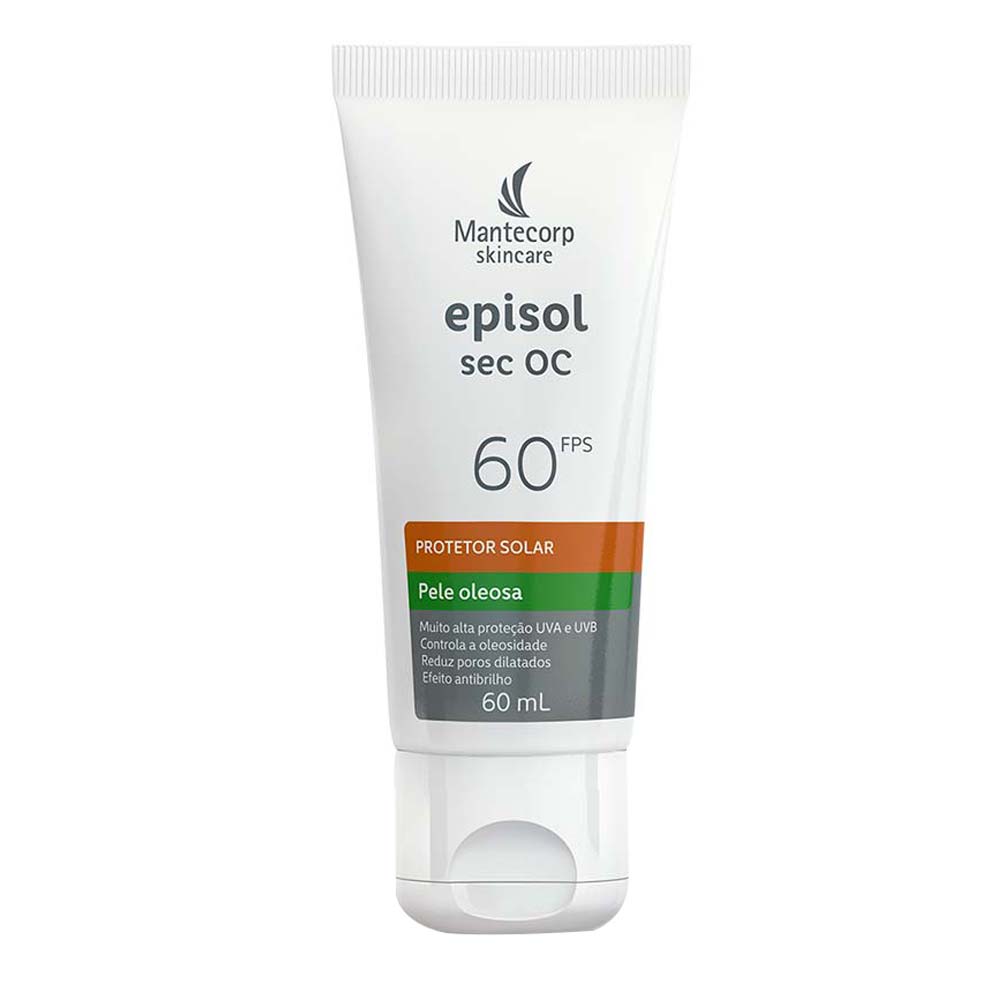 Protetor Solar Facial Mantecorp Skincare Episol SEC OC FPS 60
