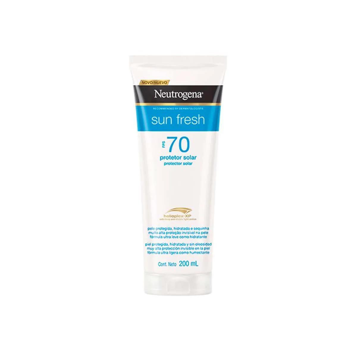 Protetor Solar Neutrogena Sun Fresh FPS70